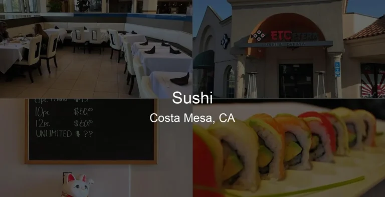Photo of Sushi in Costa Mesa, CA